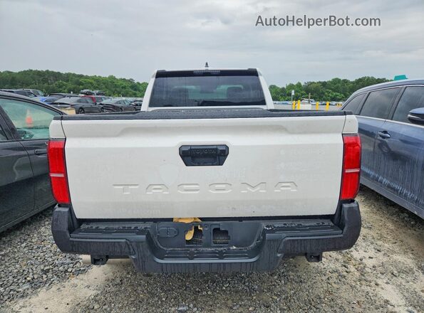 3TYJDAHNXST027595 2025 TOYOTA TACOMA White უკანა ხედი