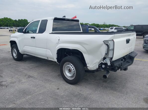 3TYJDAHNXTT043524 2026 TOYOTA TACOMA Белый Задняя левая четверть