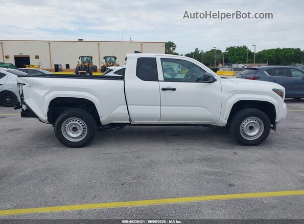 3TYJDAHNXTT043524 2026 TOYOTA TACOMA Белый Вид задней части салона