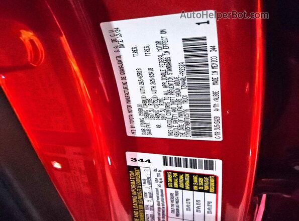 3TYKB5FN0RT015776 2024 TOYOTA TACOMA Red 