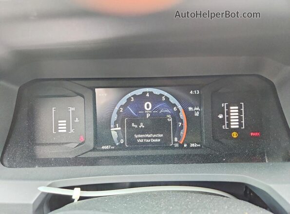 3TYKB5FN4ST023529 2025 TOYOTA TACOMA Silver Widok zestawu wskaźników