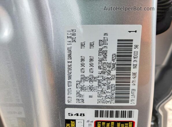 3TYKB5FN4ST023529 2025 TOYOTA TACOMA Silver Widok komory silnika