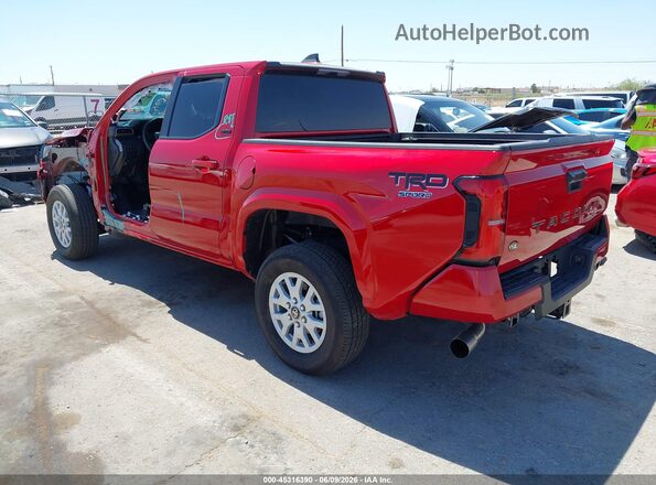 3TYKB5FN9ST022750 2025 TOYOTA TACOMA Красный Задняя левая четверть