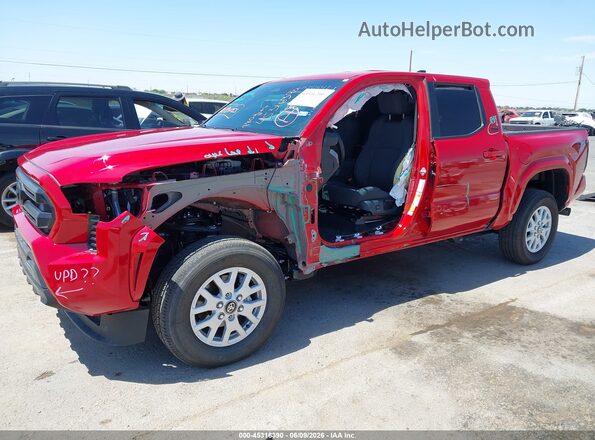 3TYKB5FN9ST022750 2025 TOYOTA TACOMA Красный Передняя левая четверть