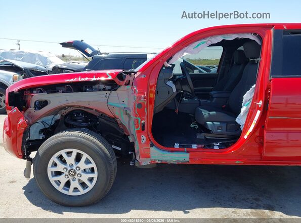 3TYKB5FN9ST022750 2025 TOYOTA TACOMA Красный Вид спереди