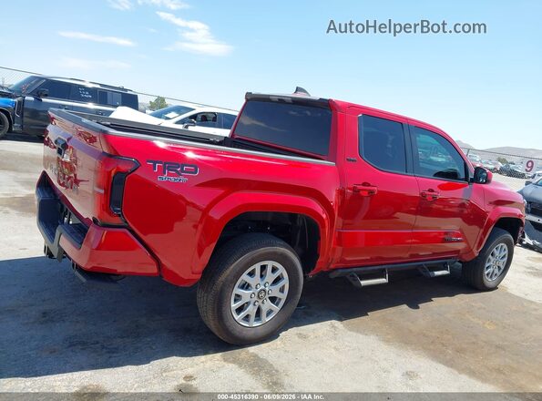 3TYKB5FN9ST022750 2025 TOYOTA TACOMA Красный Вид задней части салона