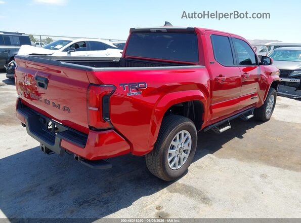 3TYKB5FN9ST022750 2025 TOYOTA TACOMA Красный Задняя правая четверть