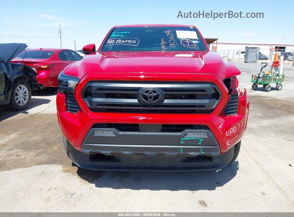 3TYKB5FN9ST022750 2025 TOYOTA TACOMA Красный Вид щитка приборов