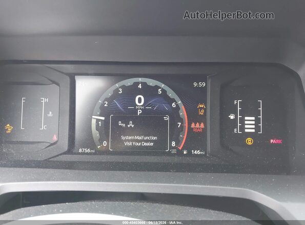 3TYKB5FN9TT030977 2026 TOYOTA TACOMA Red Հետևի նստատեղերի տեսք