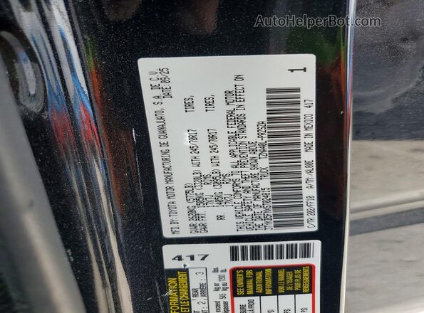 3TYKB5FNXST024815 2025 TOYOTA TACOMA Black VIN sticker view