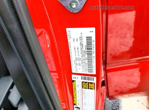 3TYKB5FNXTT031927 2026 TOYOTA TACOMA Red Vista del compartimento del motor