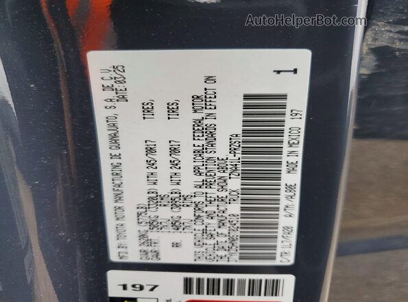 3TYKD5HN0ST024510 2025 TOYOTA TACOMA Black Вид підкапотного простору