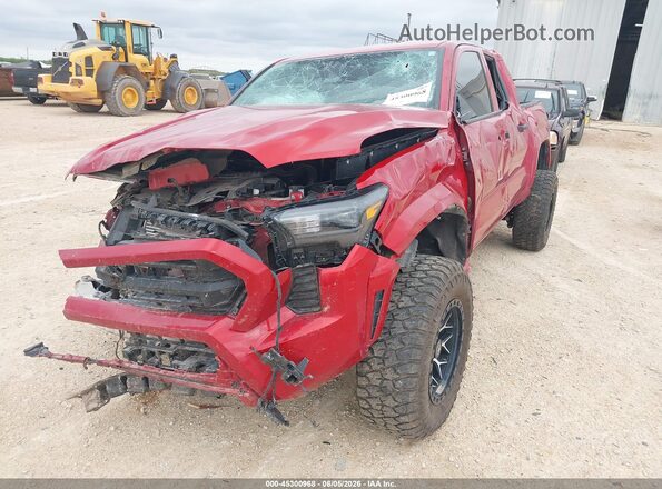 3TYKD5HN3TT042937 2026 TOYOTA TACOMA Красный Вид щитка приборов