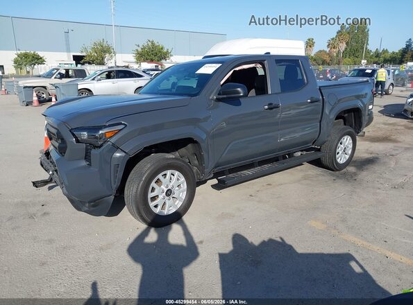 3TYKD5HN4RT001998 2024 TOYOTA TACOMA Gray Առջևի ձախ երեք քառորդ տեսարան