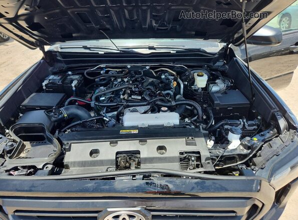 3TYKD5HN7ST035357 2025 TOYOTA TACOMA Black უკანა სალონის ხედი