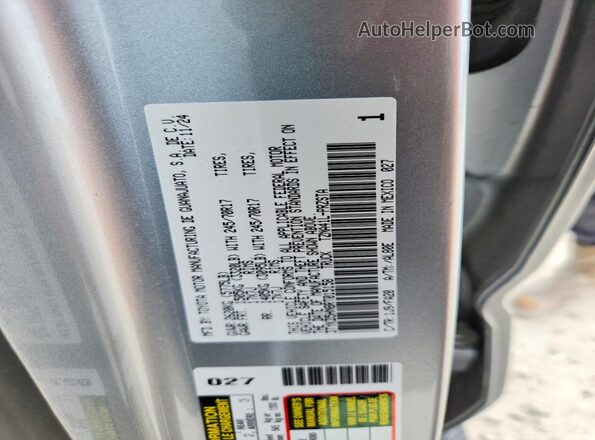 3TYKD5HN8RT015158 2024 TOYOTA TACOMA Silver VIN sticker view