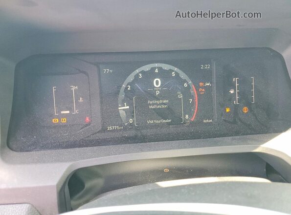 3TYKD5HNXST018777 2025 TOYOTA TACOMA Gray ხელსაწყოთა პანელის ხედი