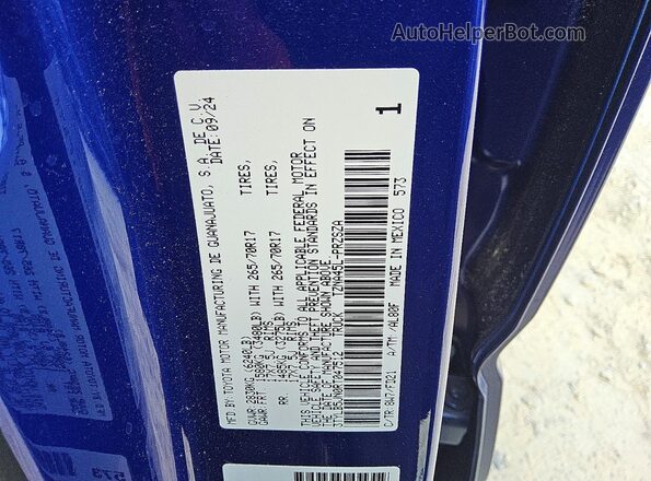 3TYLB5JN0RT047512 2024 TOYOTA TACOMA Blue 