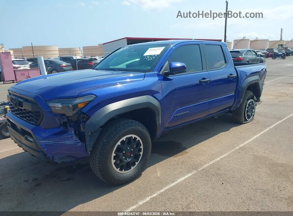 3TYLB5JN1RT056171 2024 TOYOTA TACOMA Blue წინა მარცხენა ხედი სამი მეოთხედიდან