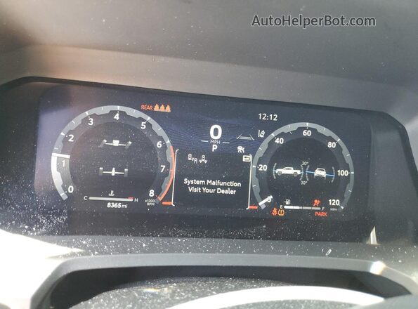3TYLB5JN5ST070435 2025 TOYOTA TACOMA Red Вид щитка приладів
