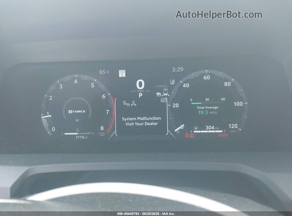 3TYLB5JN6ST090290 2025 TOYOTA TACOMA White Вид задніх сидінь