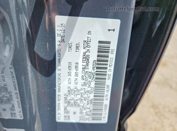 3TYLB5JN6TT110006 2026 TOYOTA TACOMA Gray 