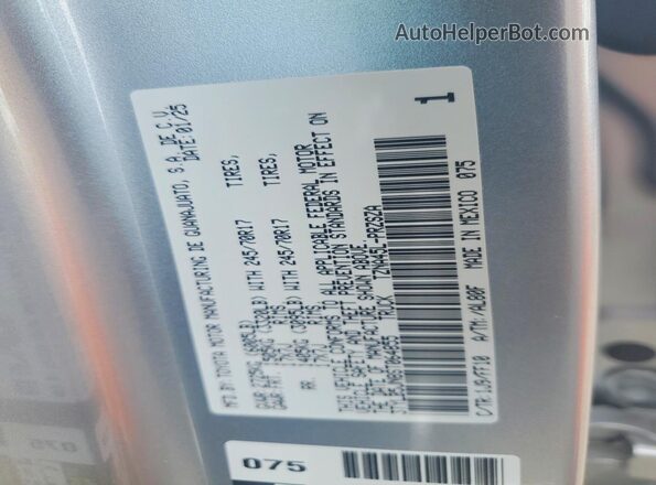 3TYLB5JN8ST064855 2025 TOYOTA TACOMA Silver Engine compartment view