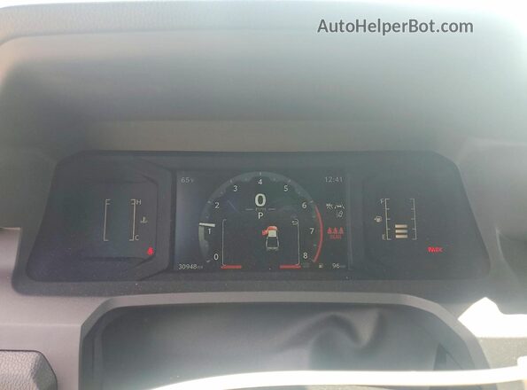 3TYLB5JN8ST064855 2025 TOYOTA TACOMA Silver Instrument cluster view