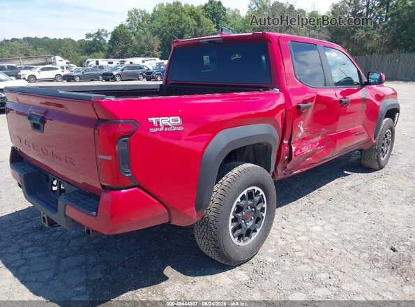 3TYLB5JN8ST067271 2025 TOYOTA TACOMA Красный Задняя правая четверть