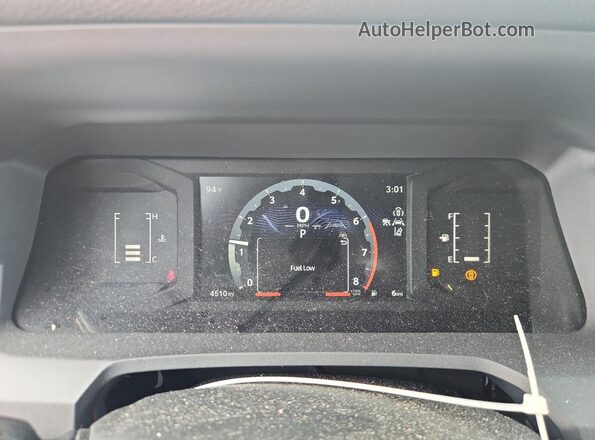 3TYLB5JN9TT116303 2026 TOYOTA TACOMA White Вид щитка приладів