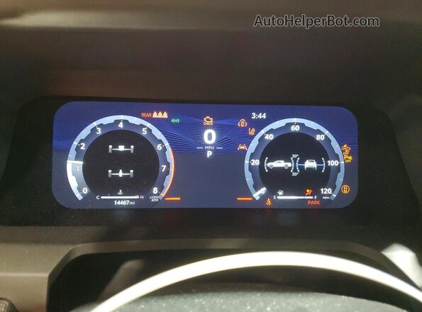 3TYLB5JNXRT057805 2024 TOYOTA TACOMA Red Vista del cuadro de instrumentos