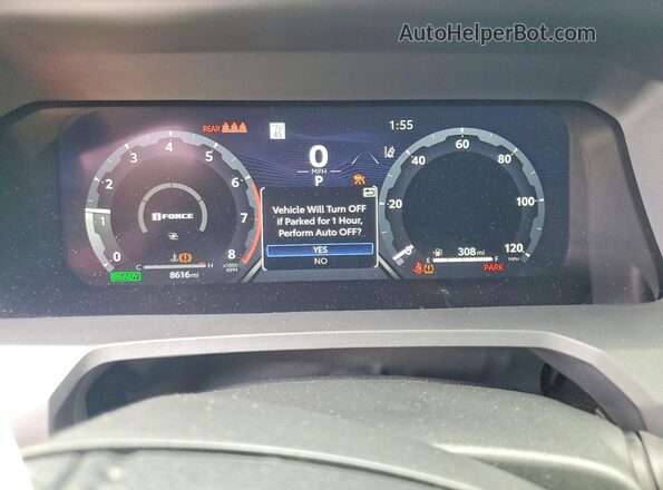 3TYLC5LN1ST016351 2025 TOYOTA TACOMA Blue Instrument cluster view