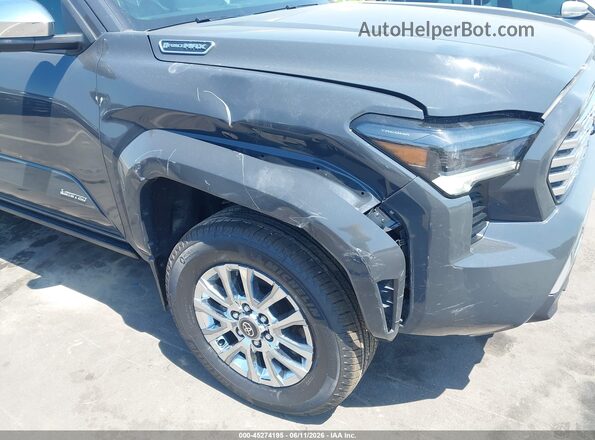 3TYLC5LN8ST028433 2025 TOYOTA TACOMA HYBRID Gray Front view