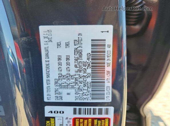 3TYLC5LN9TT052323 2026 TOYOTA TACOMA Gray Widok komory silnika