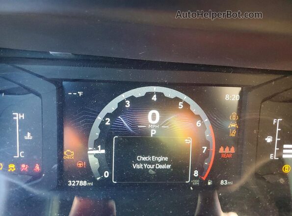 3TYLD5KN2RT008087 2024 TOYOTA TACOMA Silver Вид щитка приладів