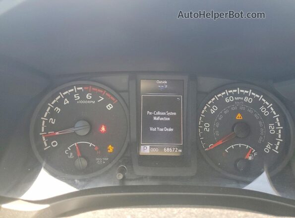 3TYRX5GN1MT030326 2021 TOYOTA TACOMA Gray Widok zestawu wskaźników