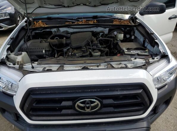 3TYRX5GN1NT046642 2022 TOYOTA TACOMA White Սալոնի հետևի տեսք