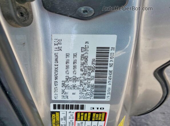 3TYRX5GN2MT028021 2021 TOYOTA TACOMA Silver Vista del compartimento del motor