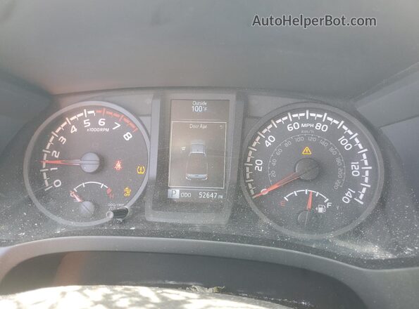 3TYRX5GN2PT083413 2023 TOYOTA TACOMA White Вид щитка приладів