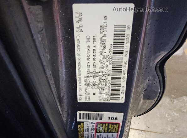 3TYRX5GN4NT065847 2022 TOYOTA TACOMA Gray 