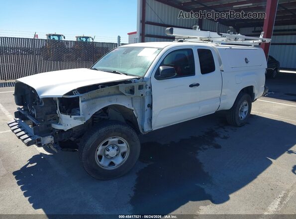 3TYRX5GN5MT009897 2021 TOYOTA TACOMA White წინა მარცხენა ხედი სამი მეოთხედიდან