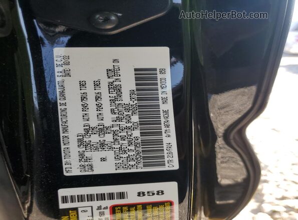 3TYRX5GN6NT050749 2022 TOYOTA TACOMA Black Շարժիչի բաժամունքի տեսք