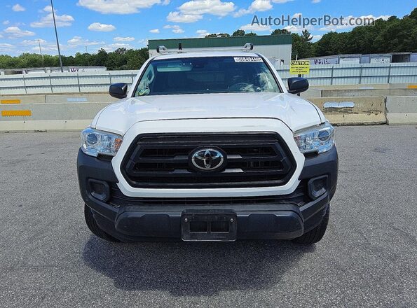 3TYRX5GN7MT018973 2021 TOYOTA TACOMA White წინა ხედი