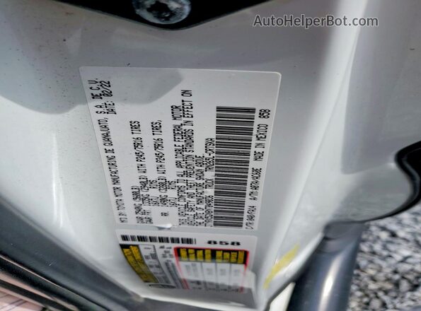 3TYRX5GN8NT049036 2022 TOYOTA TACOMA White Շարժիչի բաժամունքի տեսք