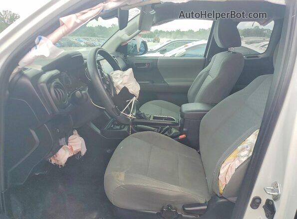 3TYRX5GN9MT010521 2021 TOYOTA TACOMA White Widok wnętrza z przodu