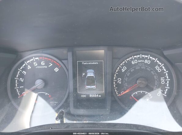 3TYRX5GN9NT048848 2022 TOYOTA TACOMA White Հետևի նստատեղերի տեսք