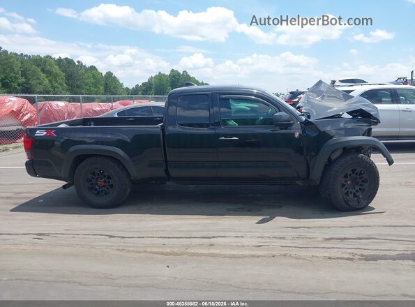 3TYRX5GNXMT022385 2021 TOYOTA TACOMA Black Вид задньої частини салону