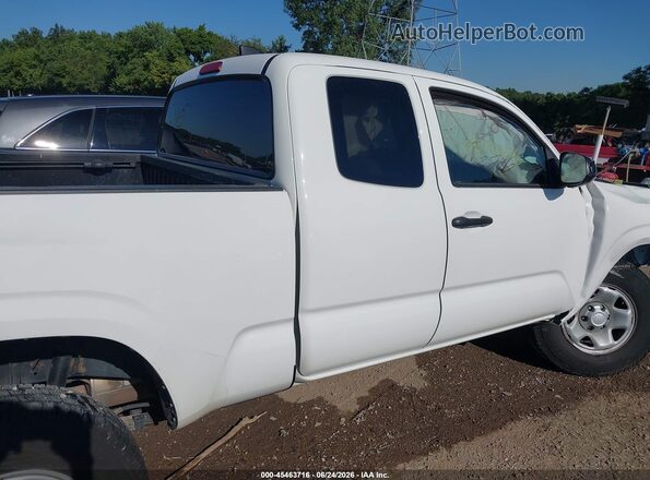 3TYRX5GNXNT037423 2022 TOYOTA TACOMA White Widok zestawu wskaźników