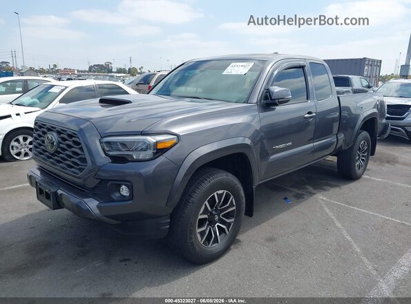 3TYRZ5CN0NT021859 2022 TOYOTA TACOMA Серый Передняя левая четверть