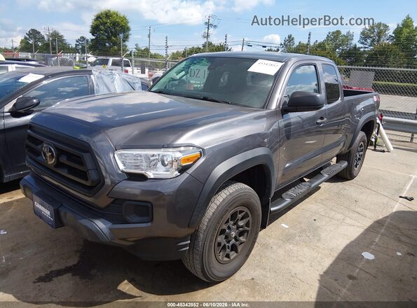 3TYRZ5CN6NT014530 2022 TOYOTA TACOMA Gray Front left